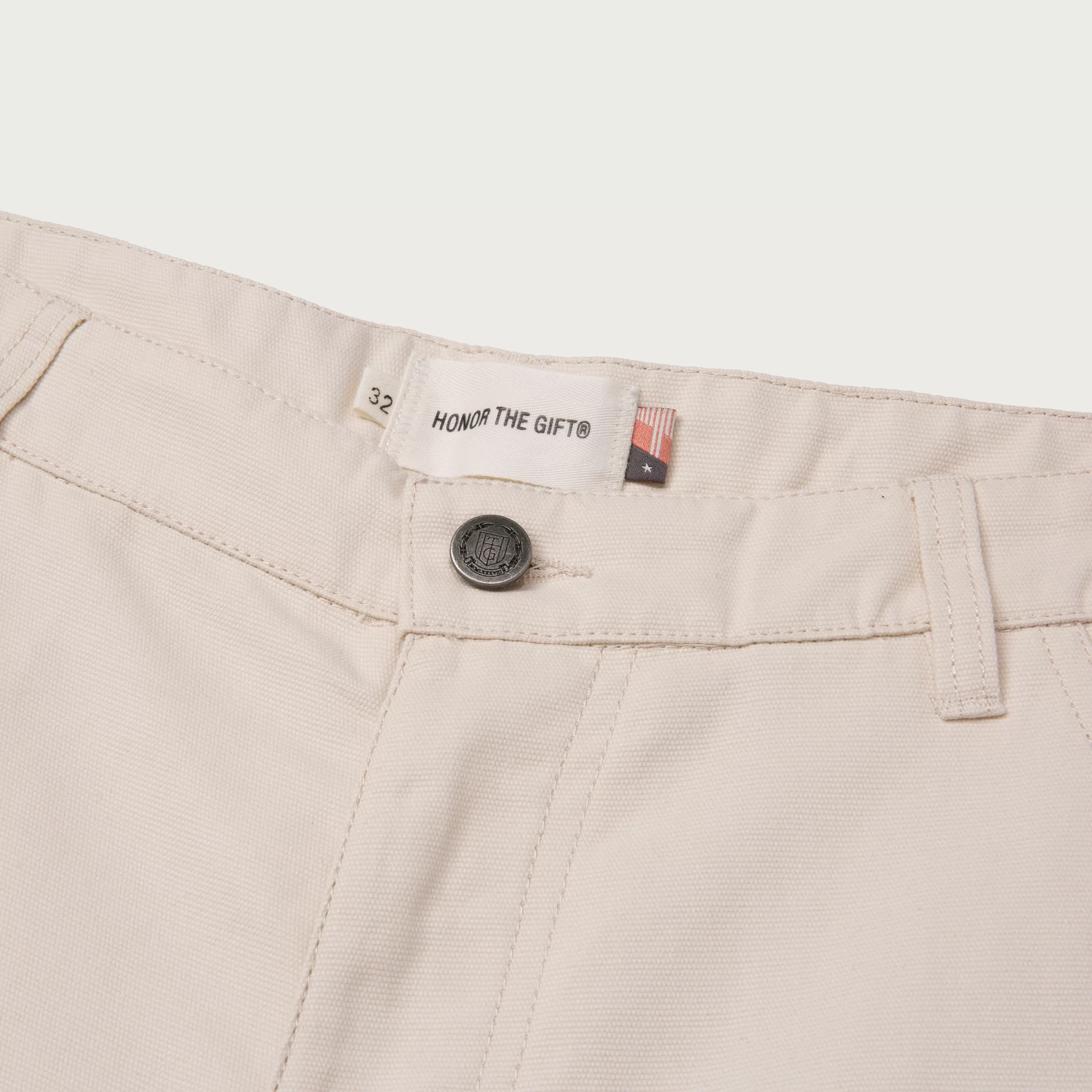 Honor The Gift Canvas Short - Cream