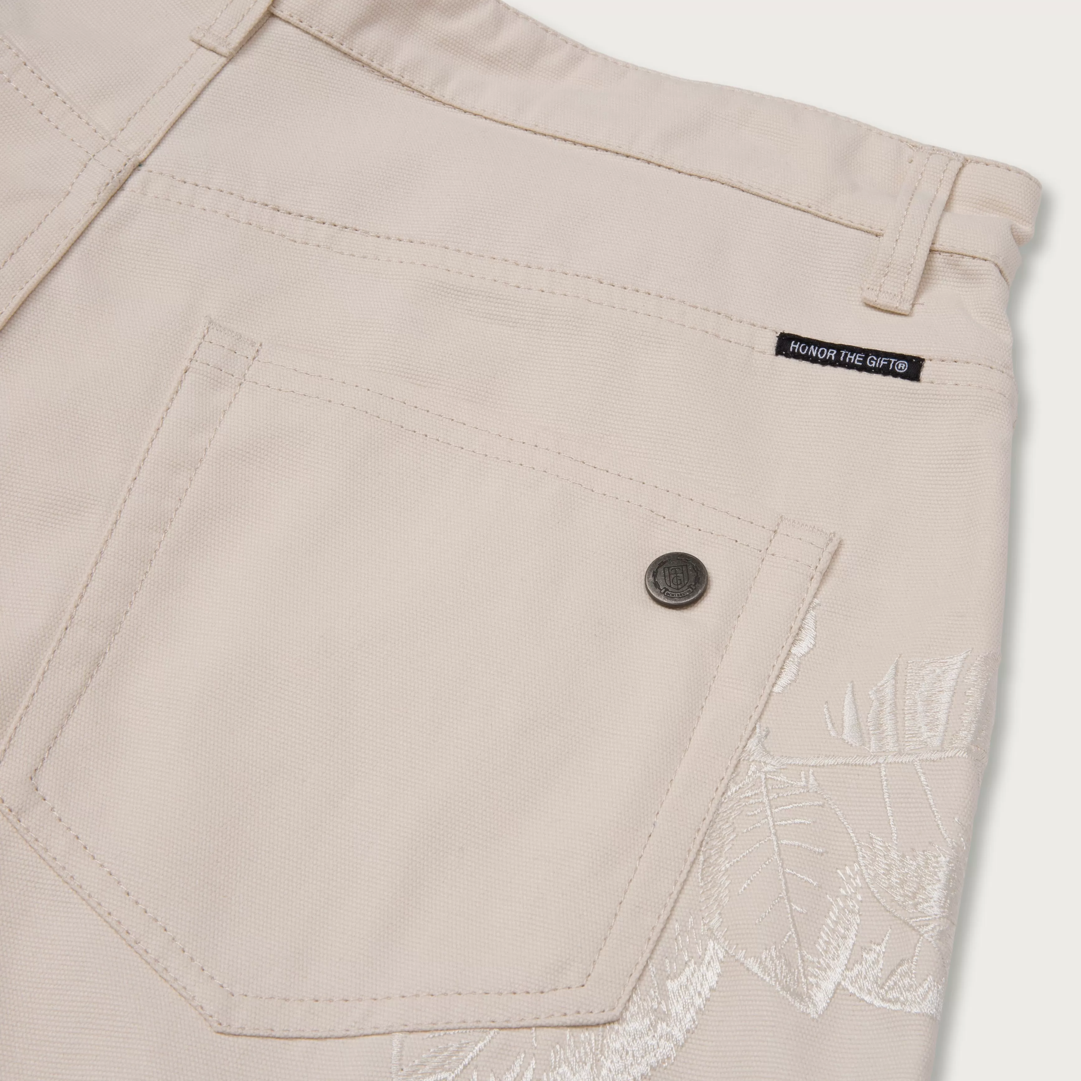 Honor The Gift Canvas Short - Cream