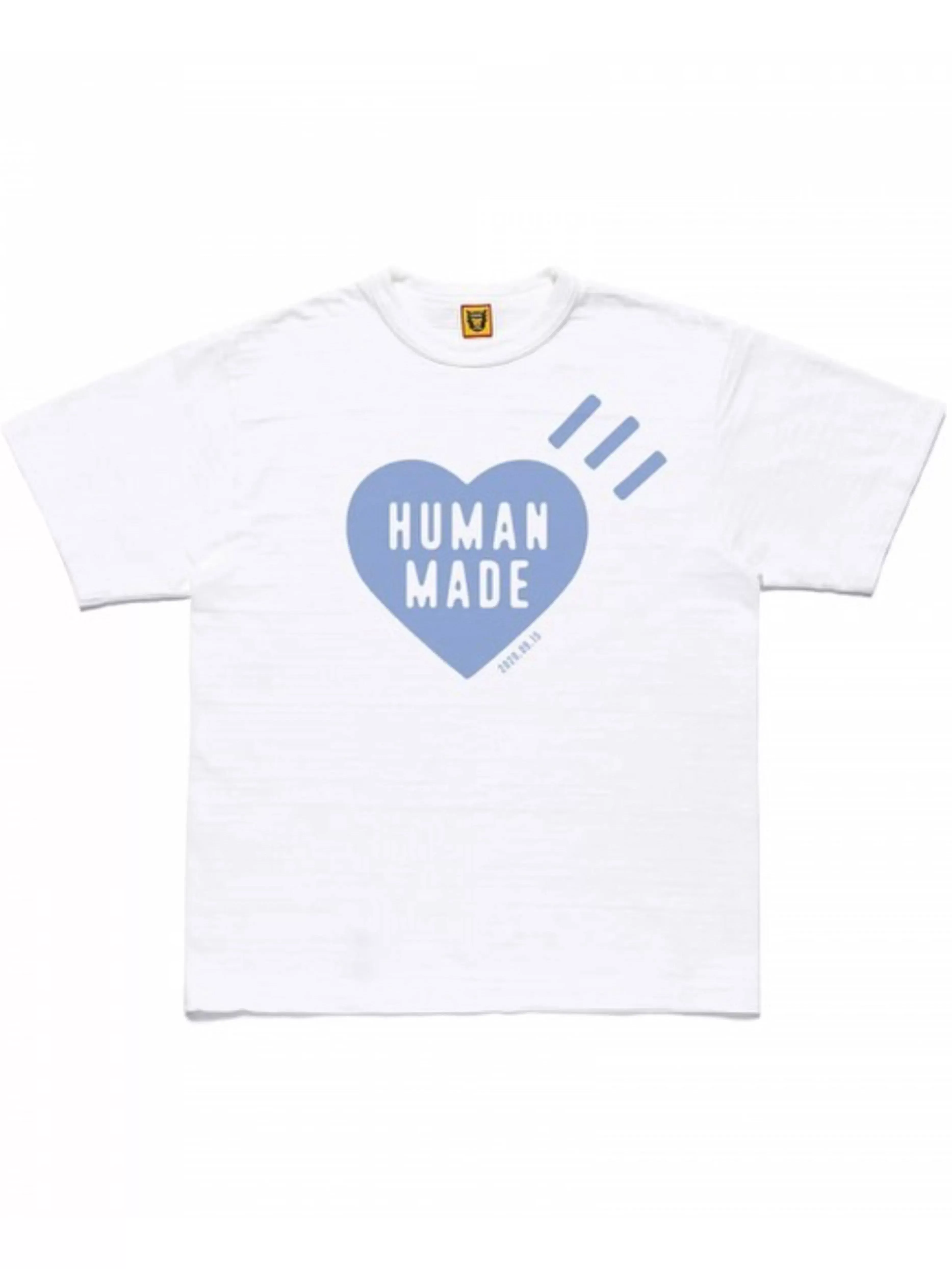 Human Made Heart LOGO TEE WHITE/LIGHT BLUE