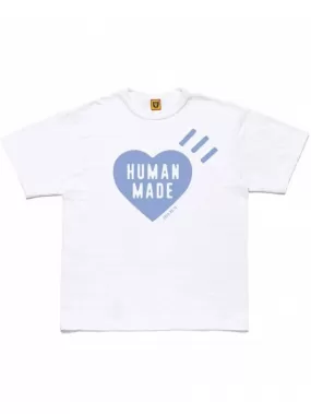 Human Made Heart LOGO TEE WHITE/LIGHT BLUE