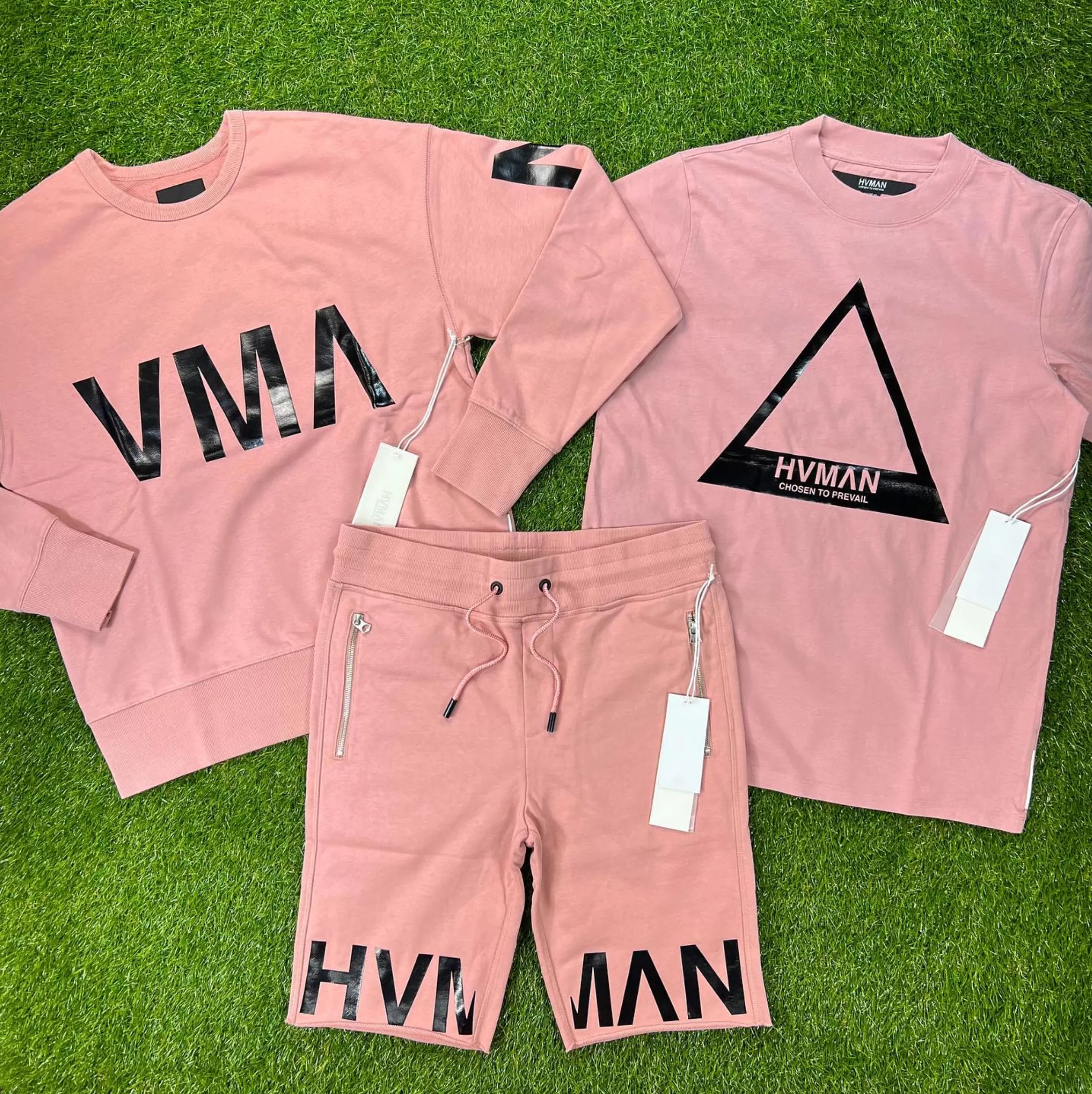 HVMAN French Terry Sweatshort (Dusty Pink) /C5