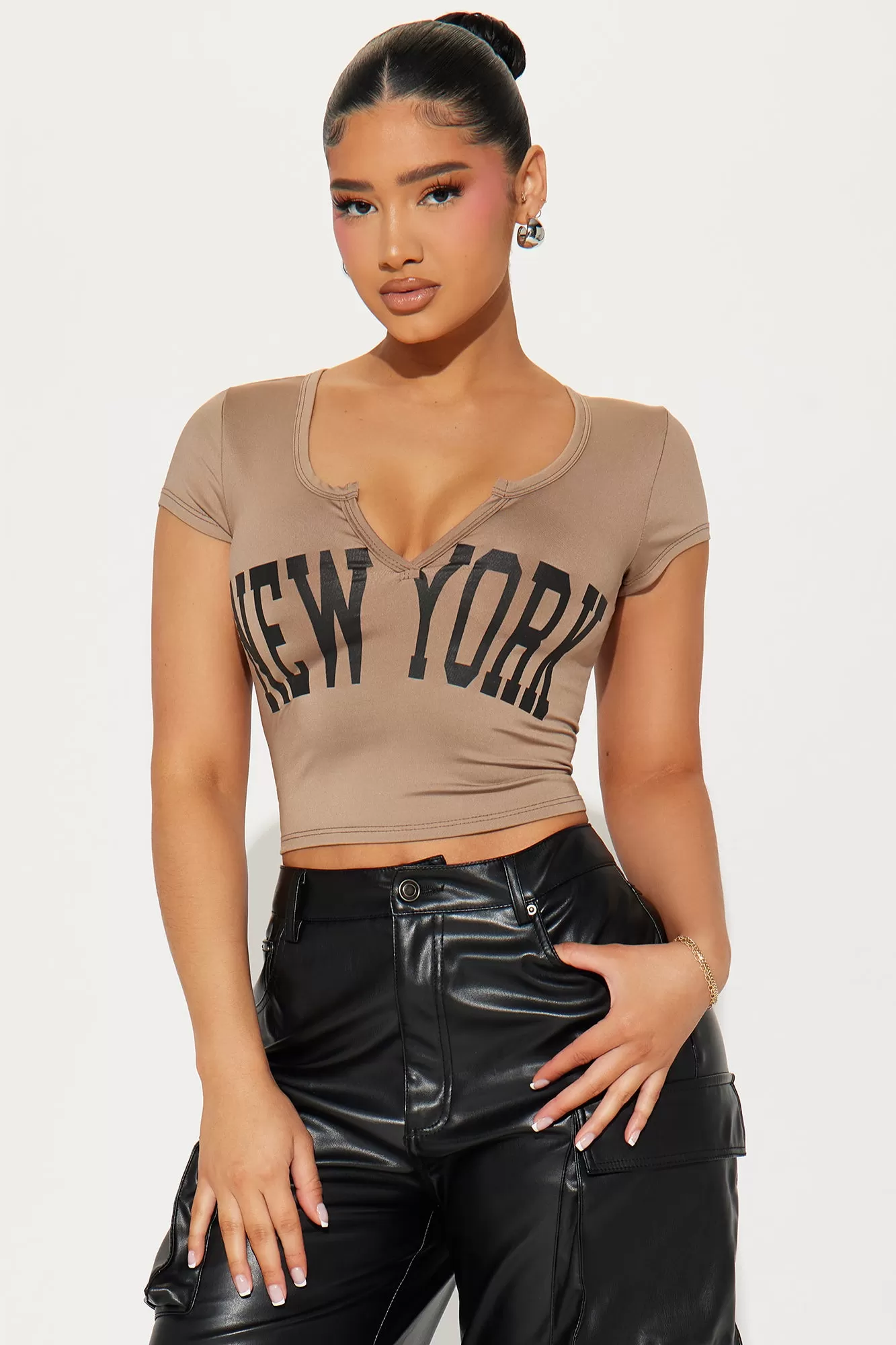 In My City New York Tee - Mocha