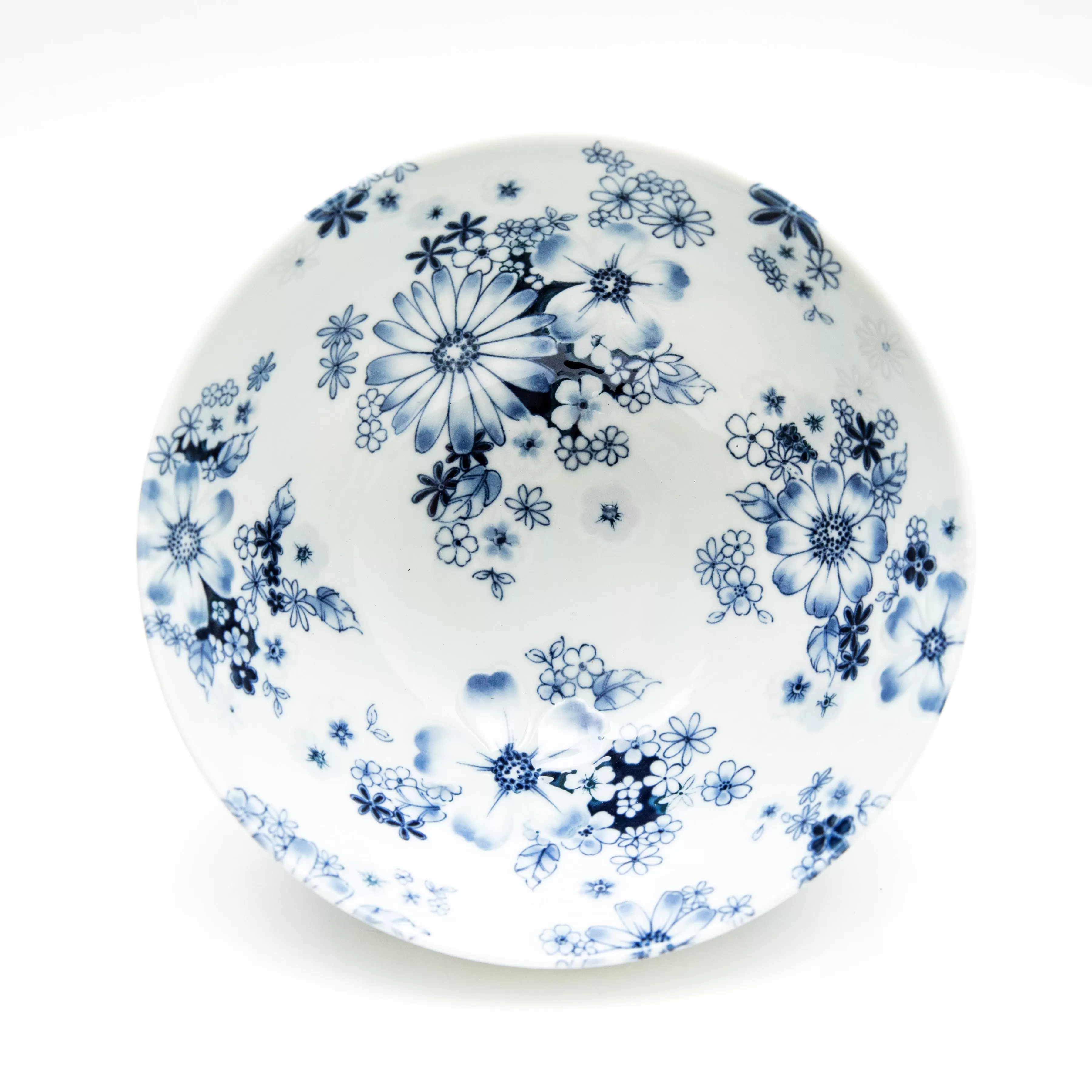 Japanese Ceramic Flower Gathering Bowl