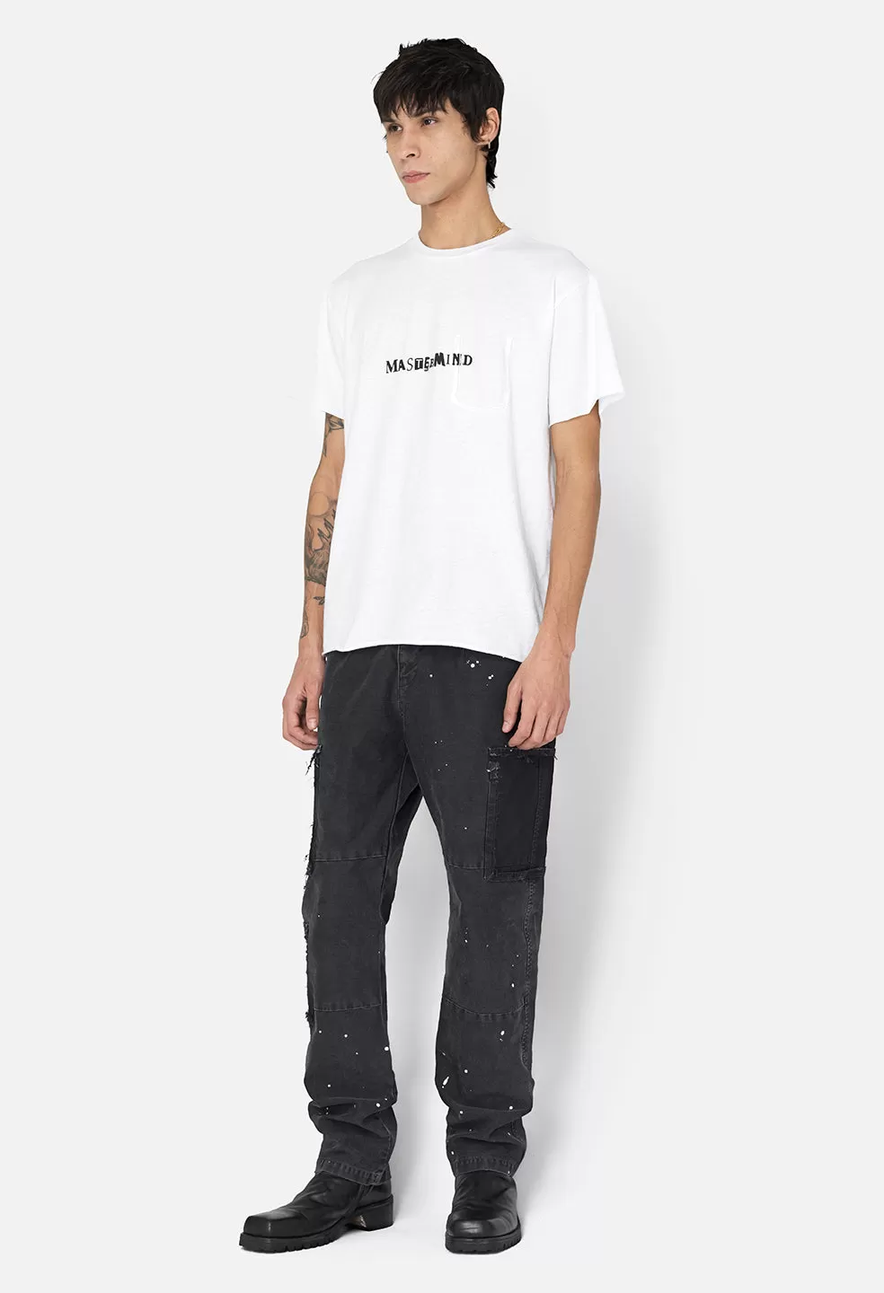 JE X Mastermind Pocket Tee / White