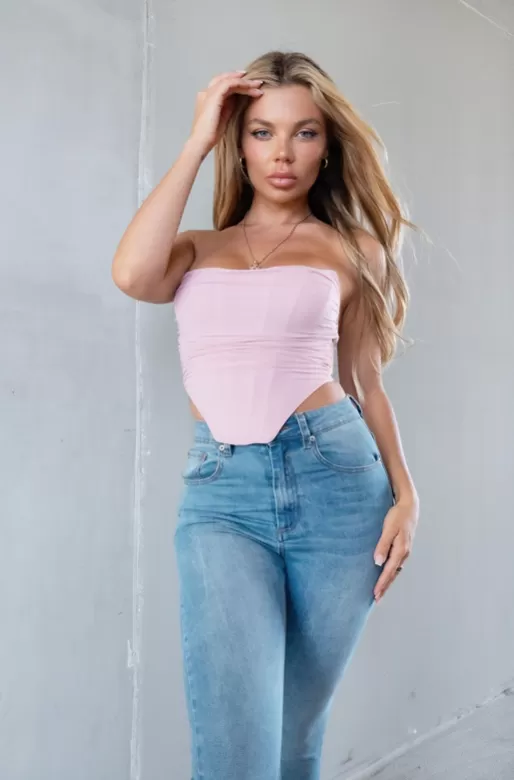 Jeanine Mesh Corset Top