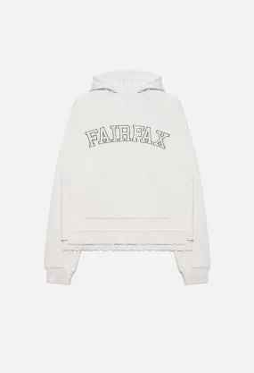 John Elliott X 424 Fairfax Hoodie / Cream