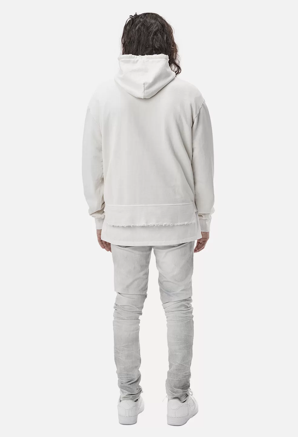 John Elliott X 424 Fairfax Hoodie / Cream