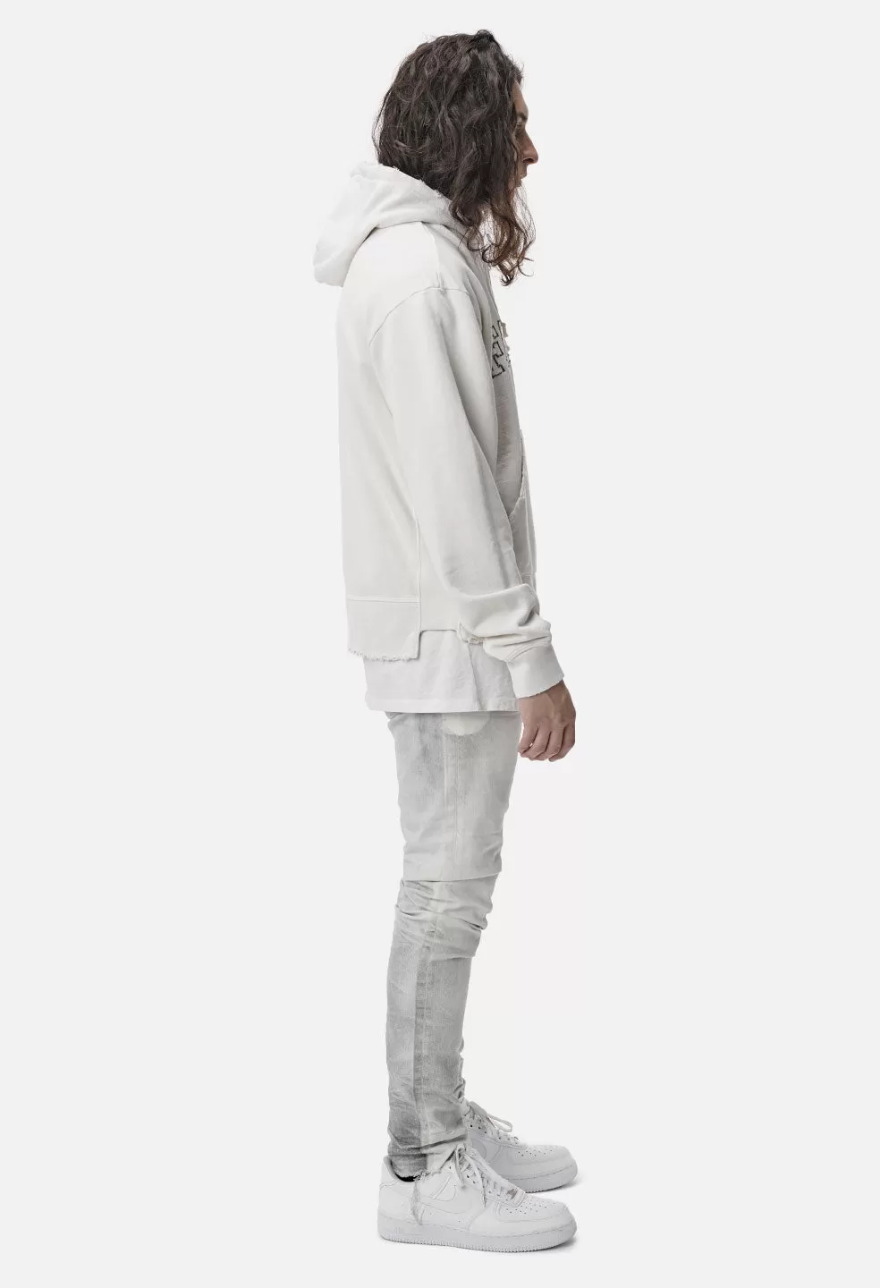 John Elliott X 424 Fairfax Hoodie / Cream