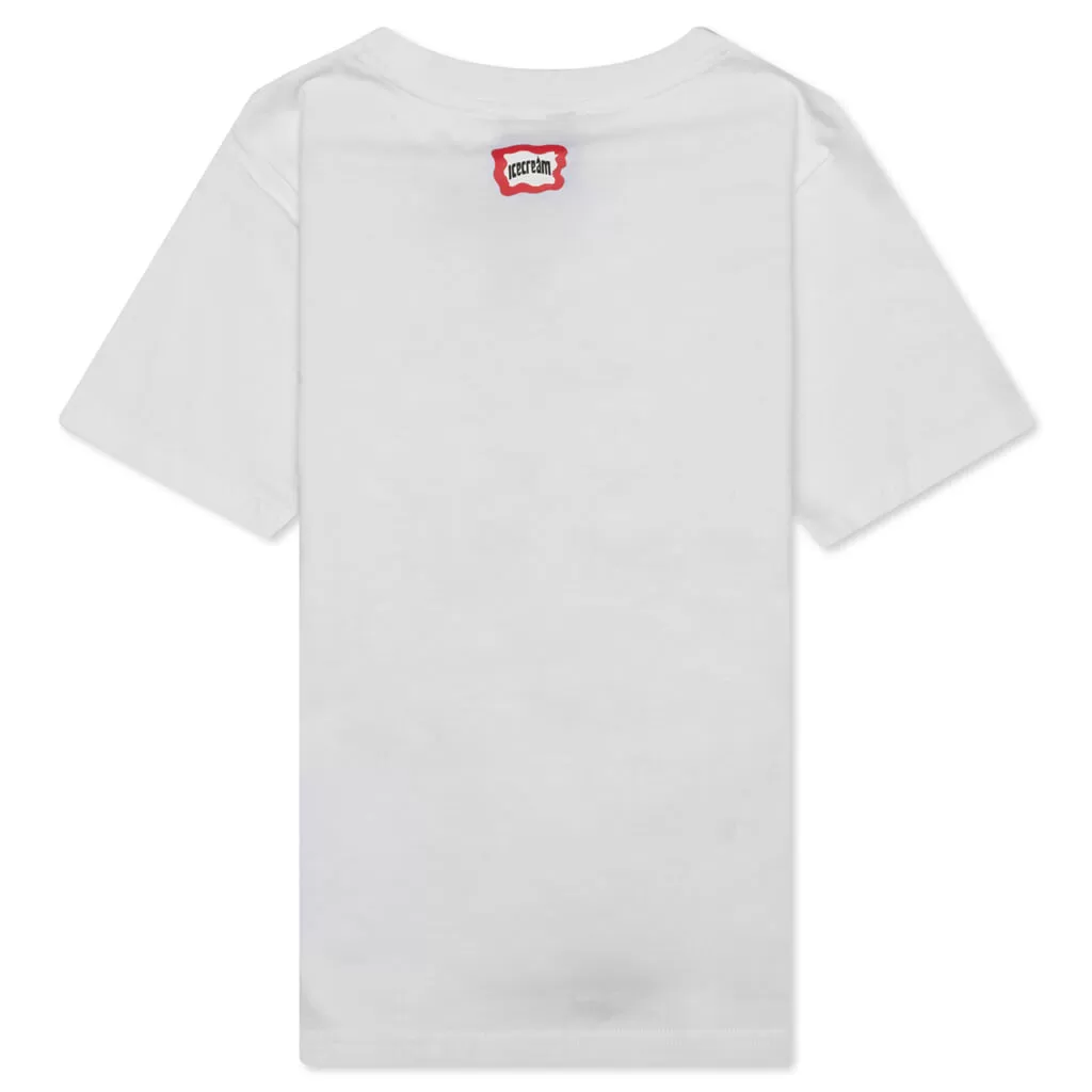 Kids Candy Cone S/S Tee - White