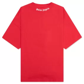 Kids Classic Overlogo T-Shirt - Red/White