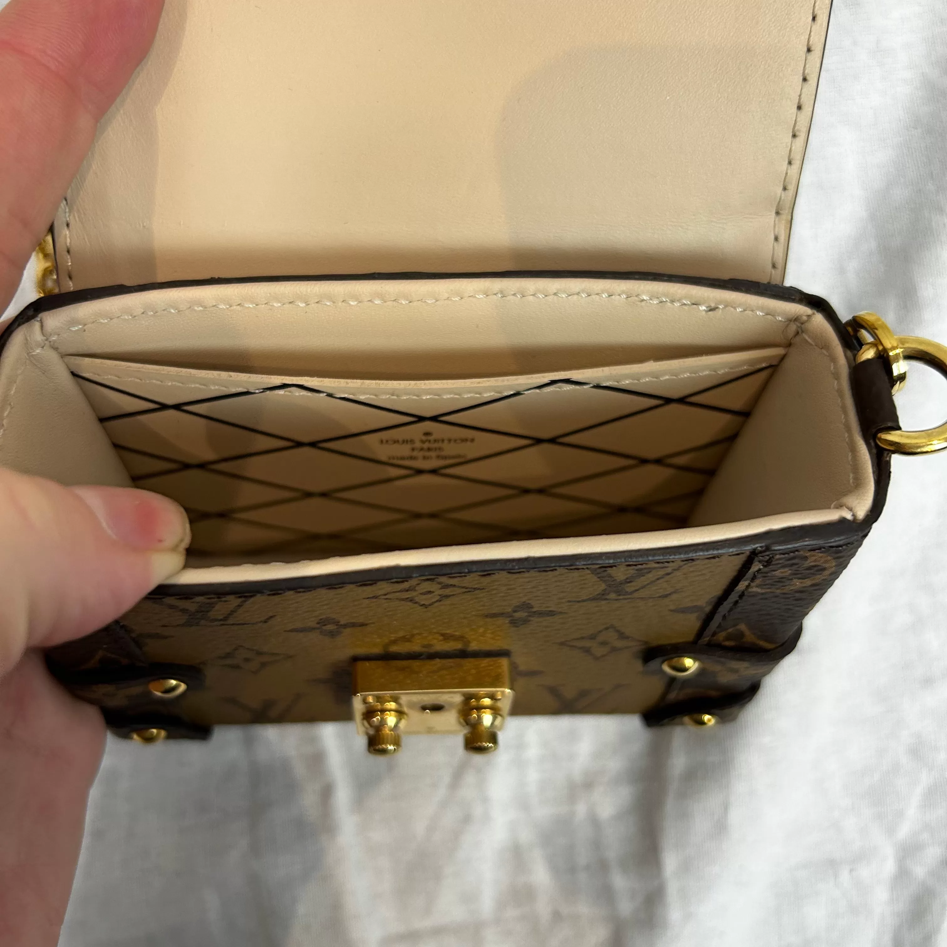 Louis Vuitton Reverse Monogram Mini Essential Trunk Bag