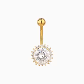 Luxury Flower Belly Ring