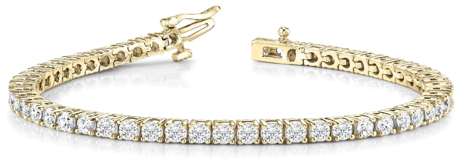 MARTINA 6 Carat Diamond Tennis Bracelet in 14K - 18K Gold or  Platinum 13 pointer H Color SI1 Clarity By Mike Nekta