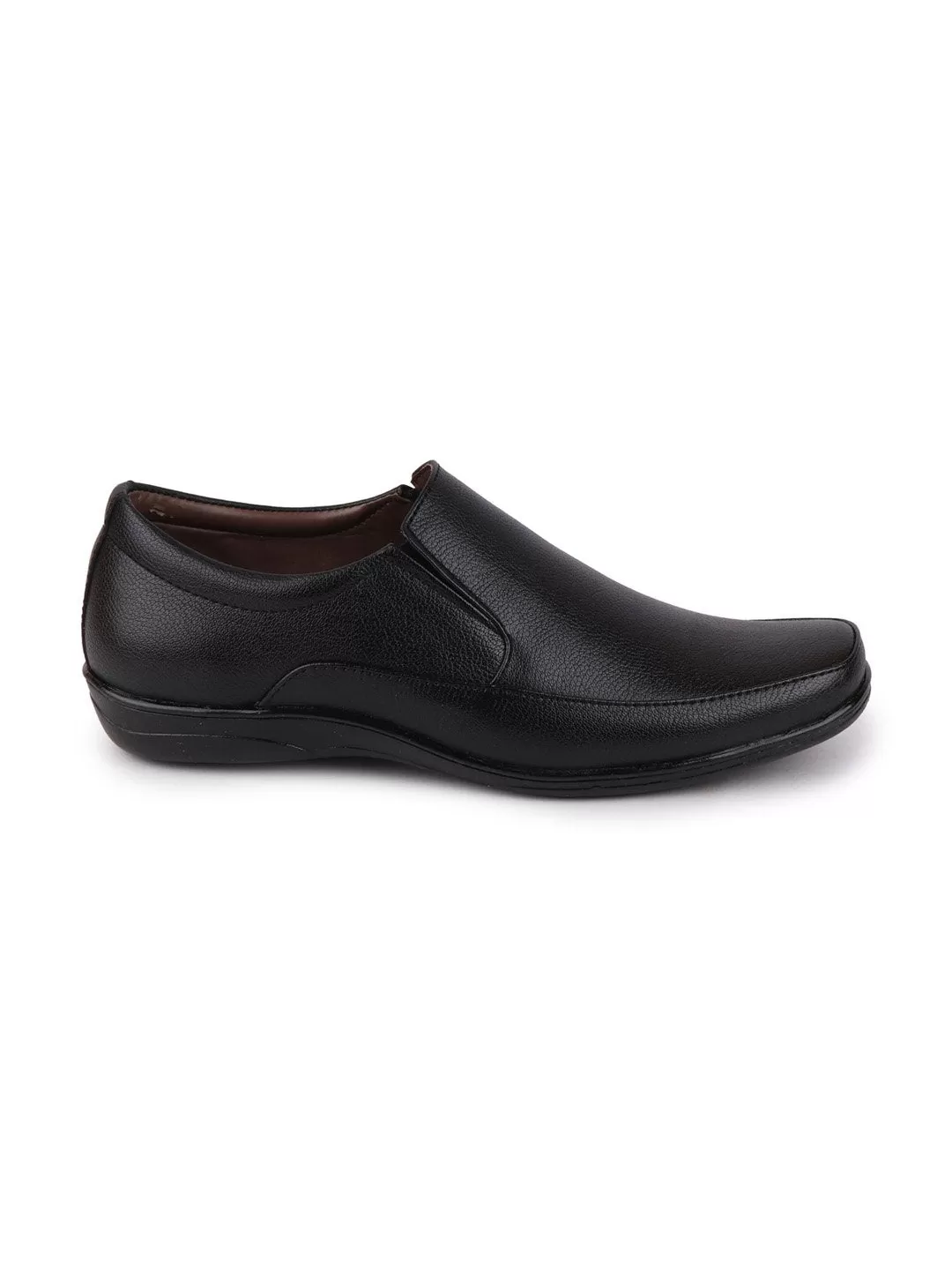 Men Black Formal Slip-On Shoes