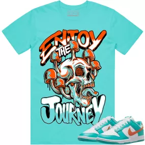 Miami Dolphin Dunks Shirt to Match - MIAMI ENJOY THE JOURNEY