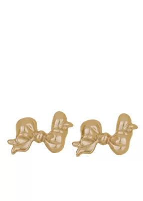 Mini Bow Studs in 14k