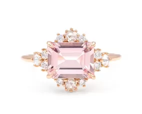 Morganite Flare Ring (Ready to Ship)