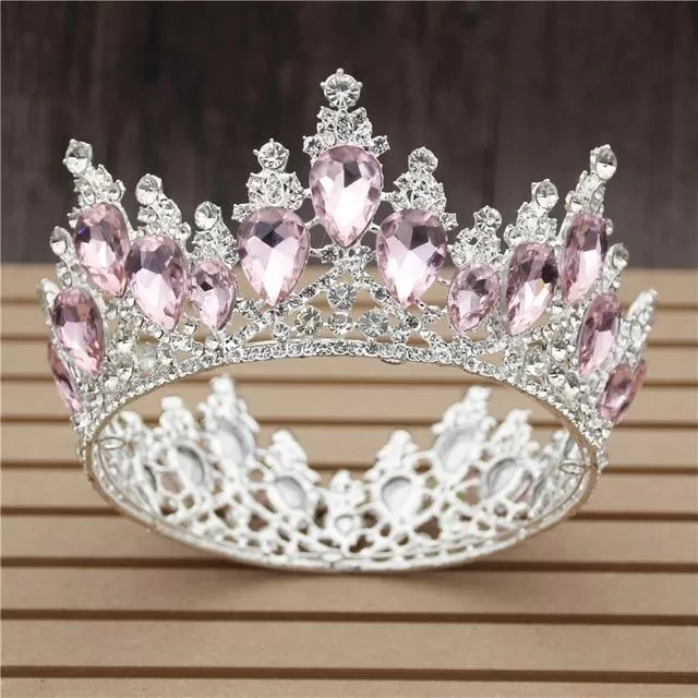 MultiColor Royal King & Queen Prom Crown