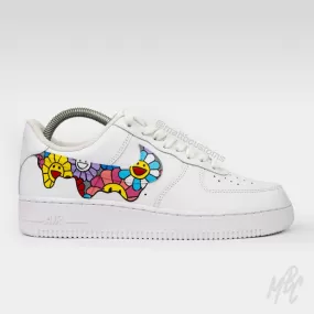 Murakami Floral Drip - Air Force 1 Custom