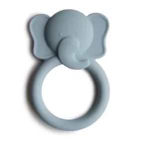 Mushie Silicone Teether - Elephant - Cloud