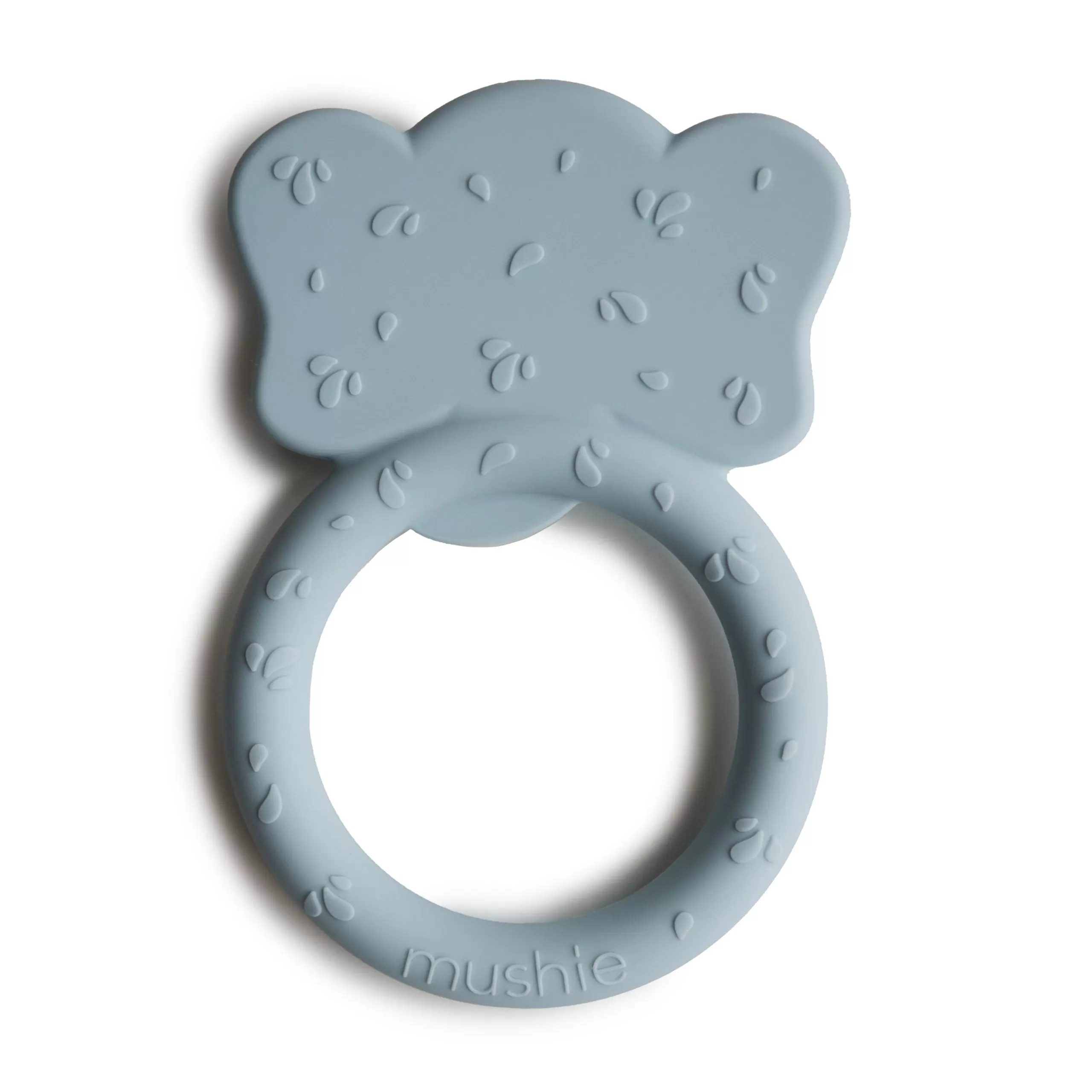 Mushie Silicone Teether - Elephant - Cloud