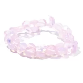 Opalite Pink (Synthetic) 10mm Faceted Puff Coin - Limited Editions - 15-16 inch