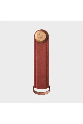 Orbitkey - Waxed Canvas Key Organiser - Brick Red