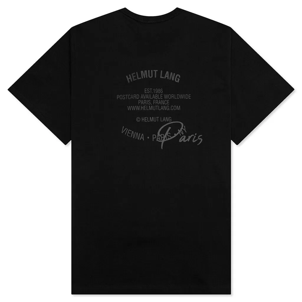 Paris Postcard Tee - Black