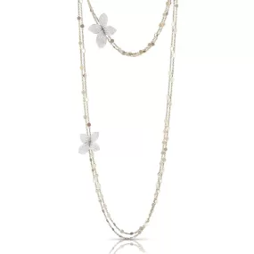 Pasquale Bruni - Giardini Segreti - Sautoir Necklace, 18k White Gold with Diamonds