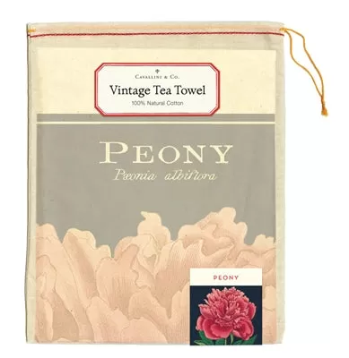  Peony  Tea Towel