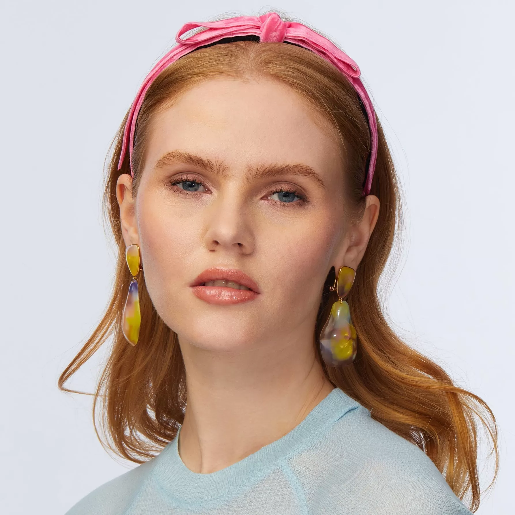 *PRE-ORDER* PINK BARDOT RIBBON HEADBAND