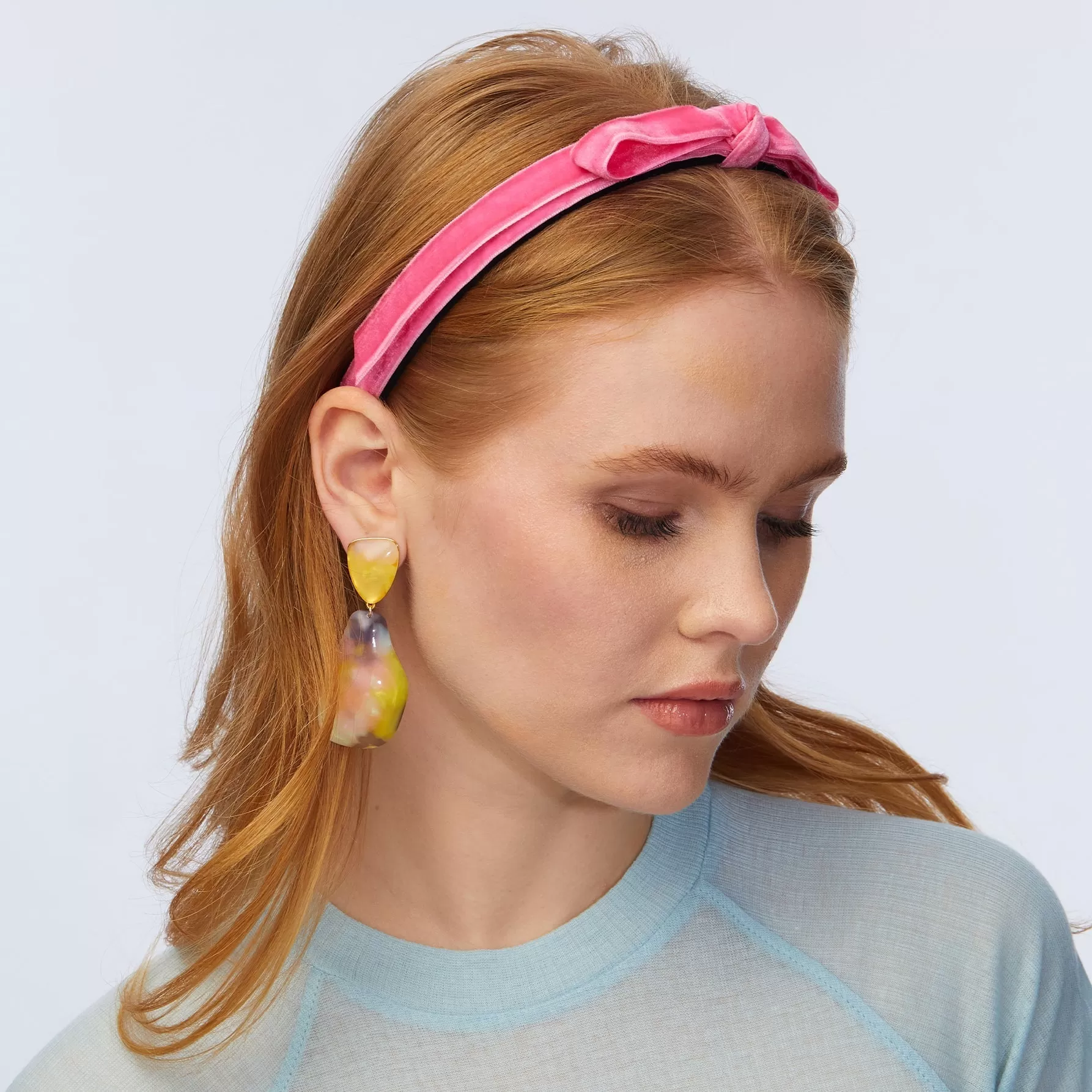 *PRE-ORDER* PINK BARDOT RIBBON HEADBAND