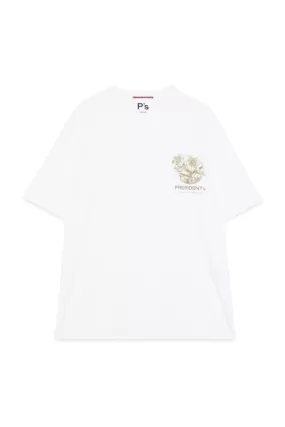 PRESIDENT’s T-Shirt S/S Small Flower P'S Off White