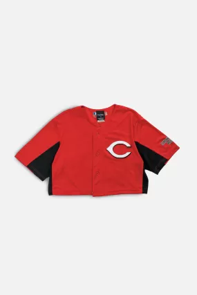 Rework Crop Cincinnati Reds MLB Jersey - L