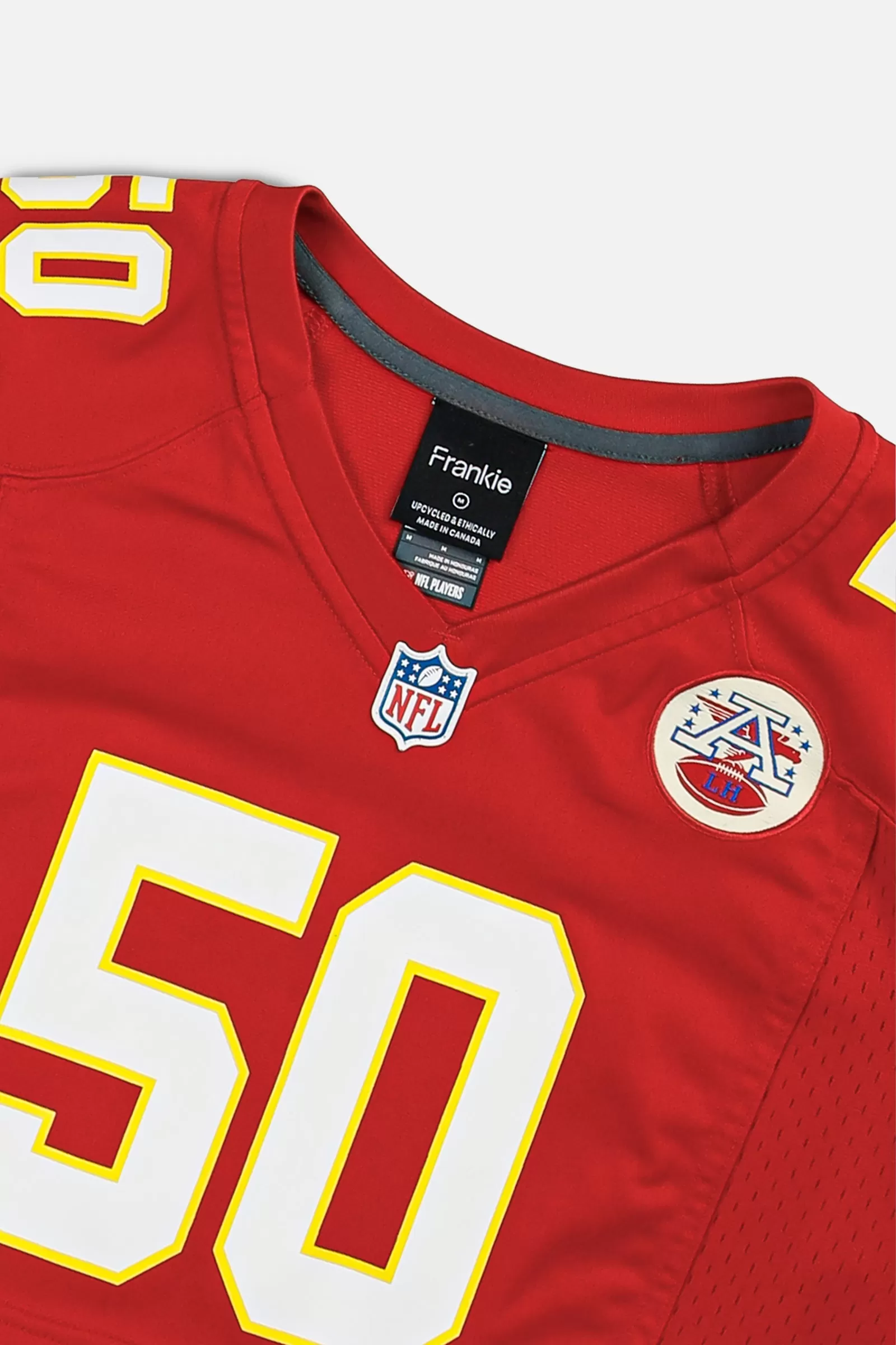 Rework Crop Kansas City Chiefs NFL Jersey - M