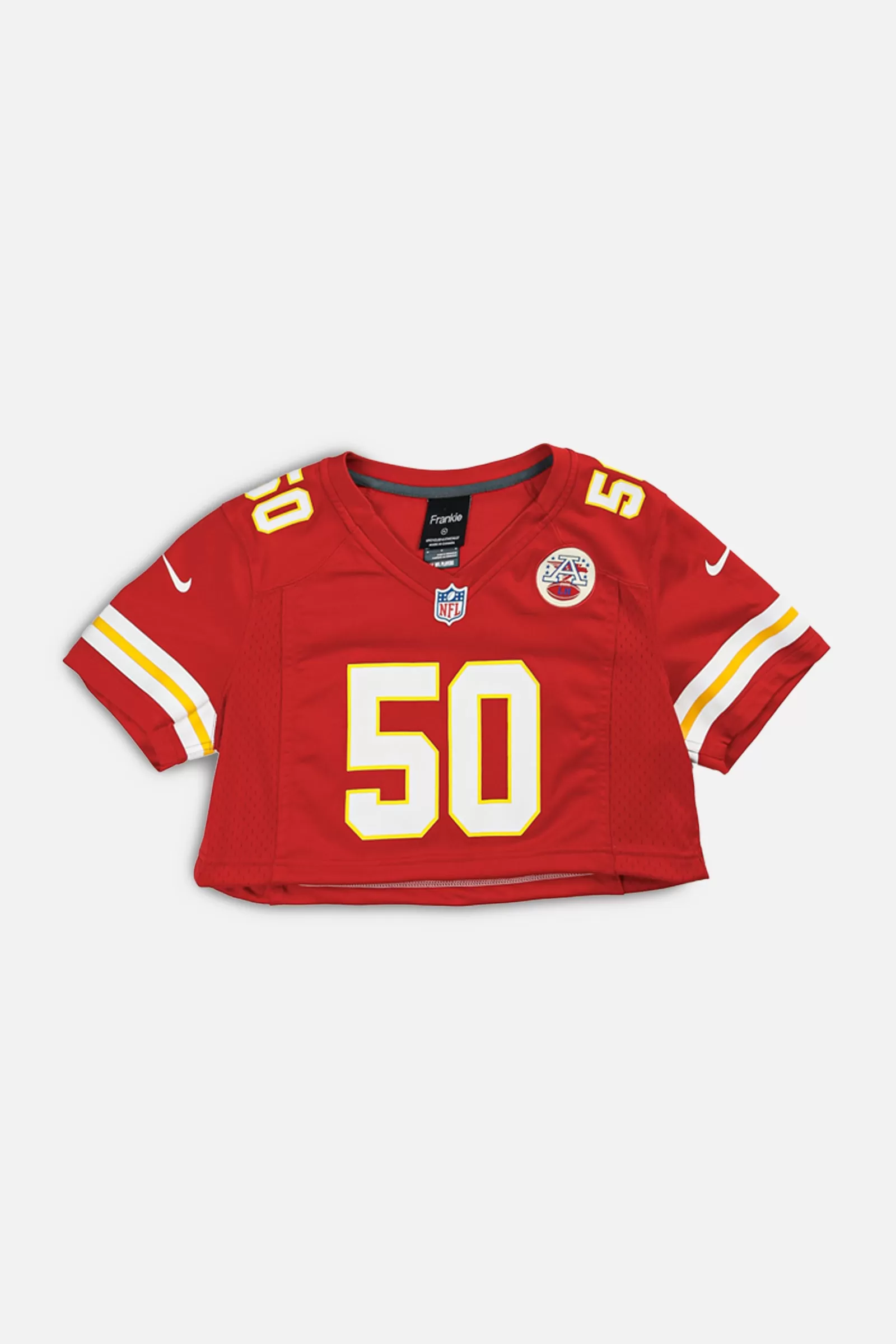 Rework Crop Kansas City Chiefs NFL Jersey - M