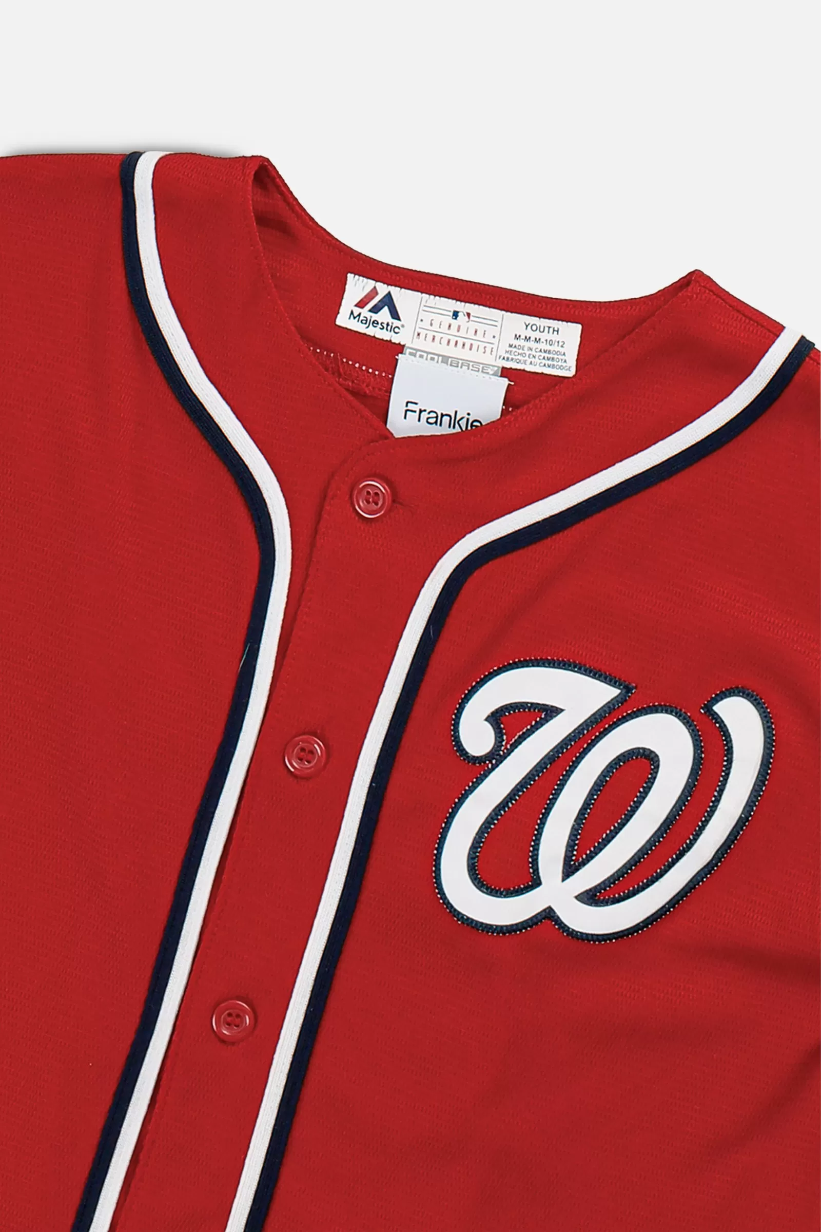 Rework Crop Washington Nationals MLB Jersey - XS