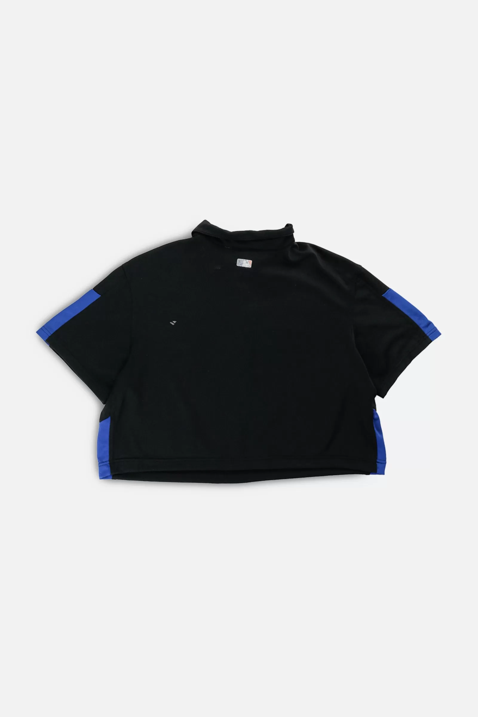 Rework NY Knicks NBA Crop Collared Tee - L