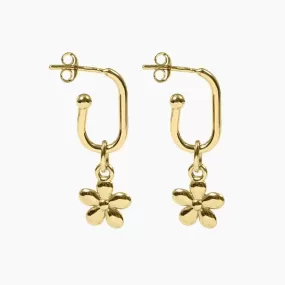 Roma Flower Earrings (Gold)