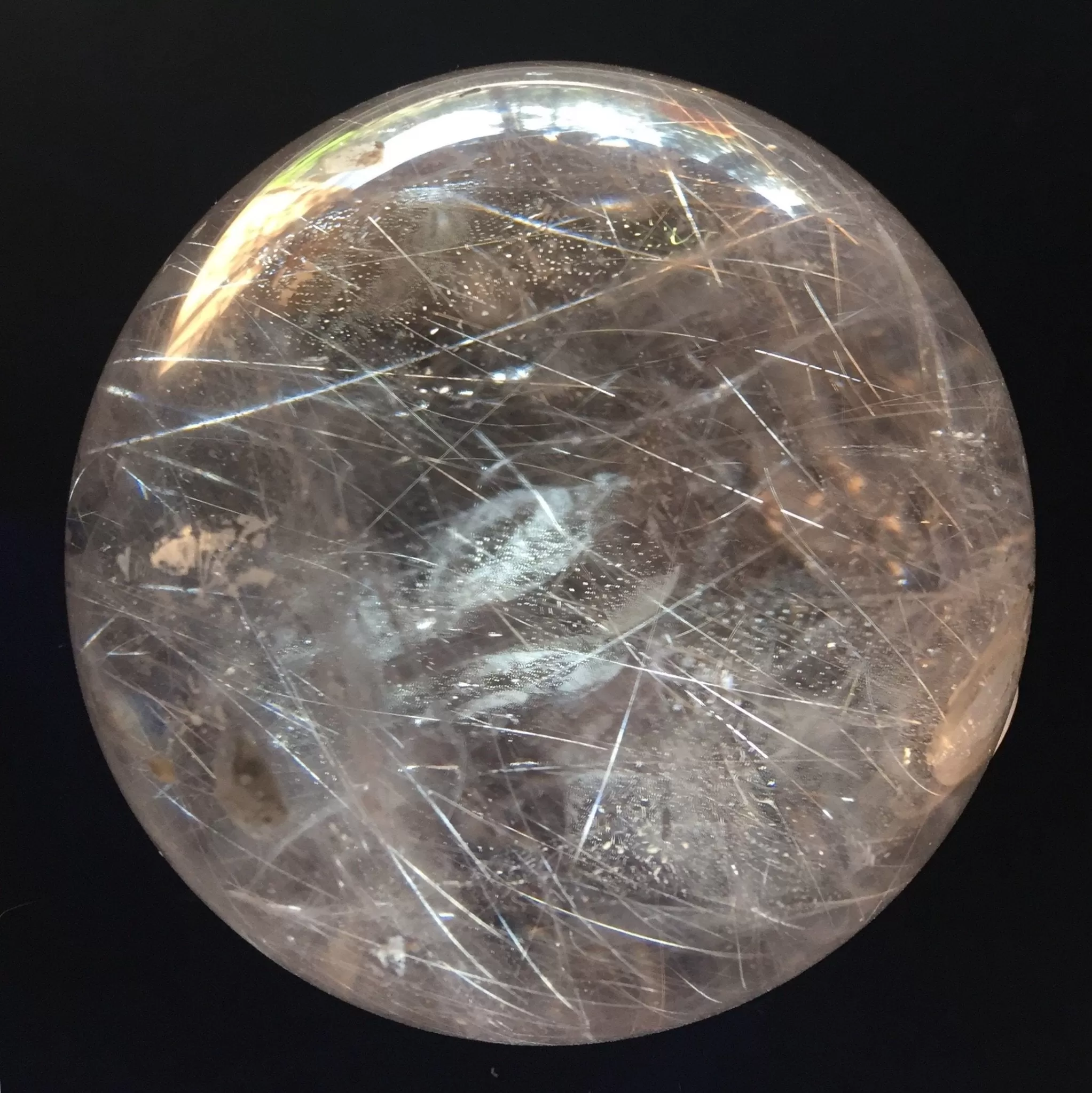 Rutilated Quartz Sphere