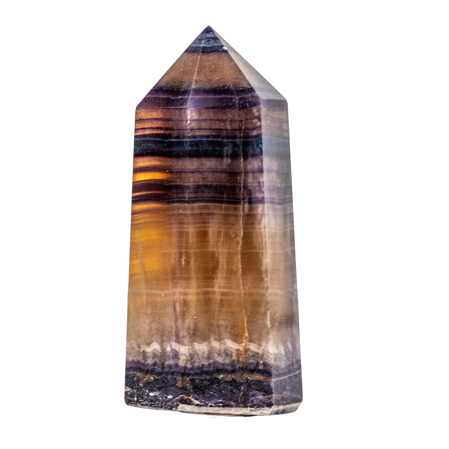 Smoky Fluorite Point