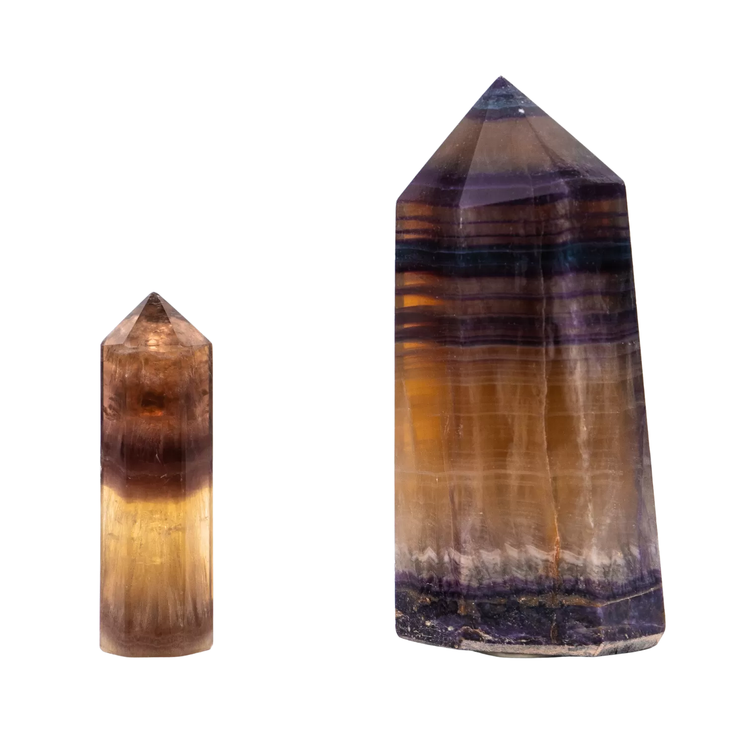 Smoky Fluorite Point