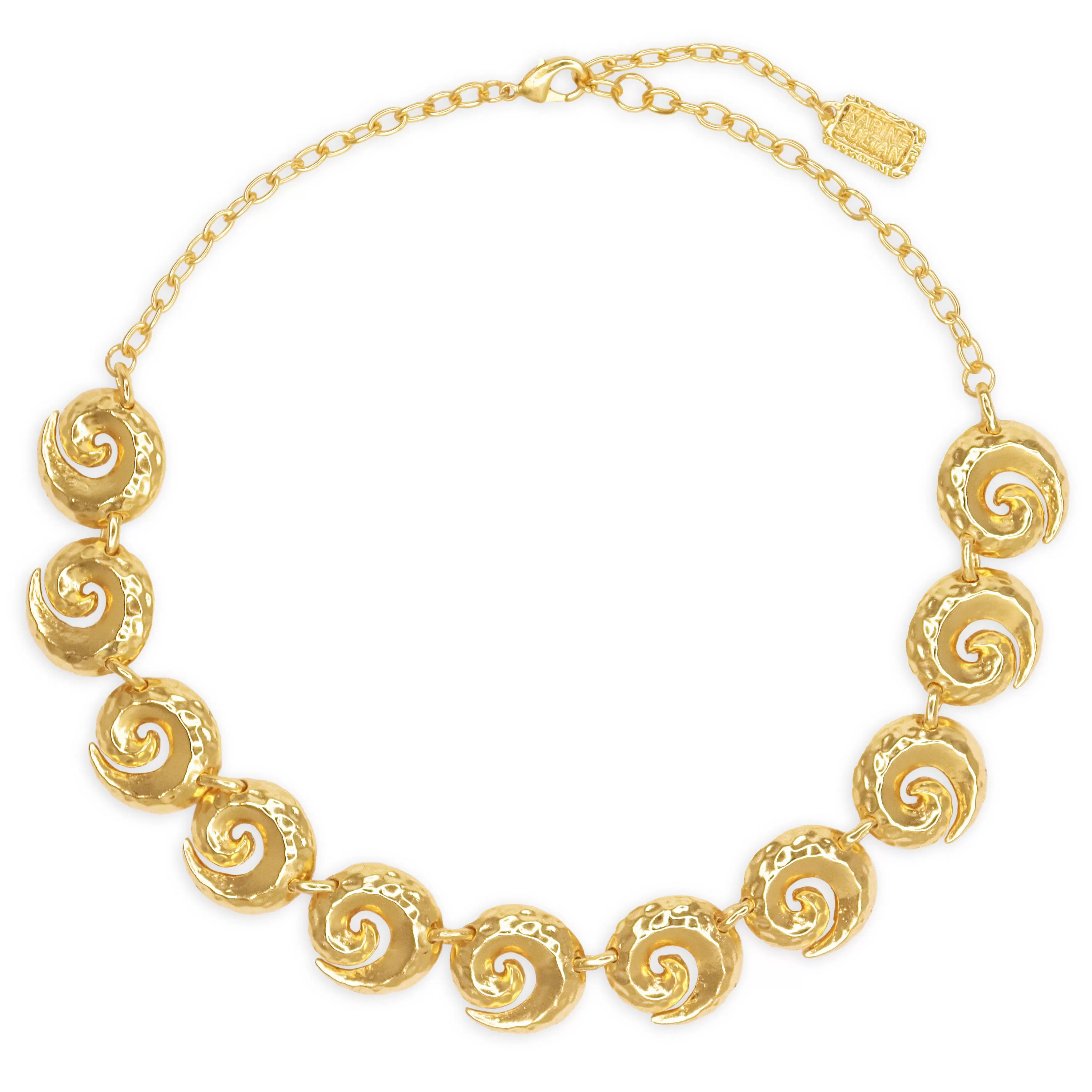 Spiral shell collar Necklace