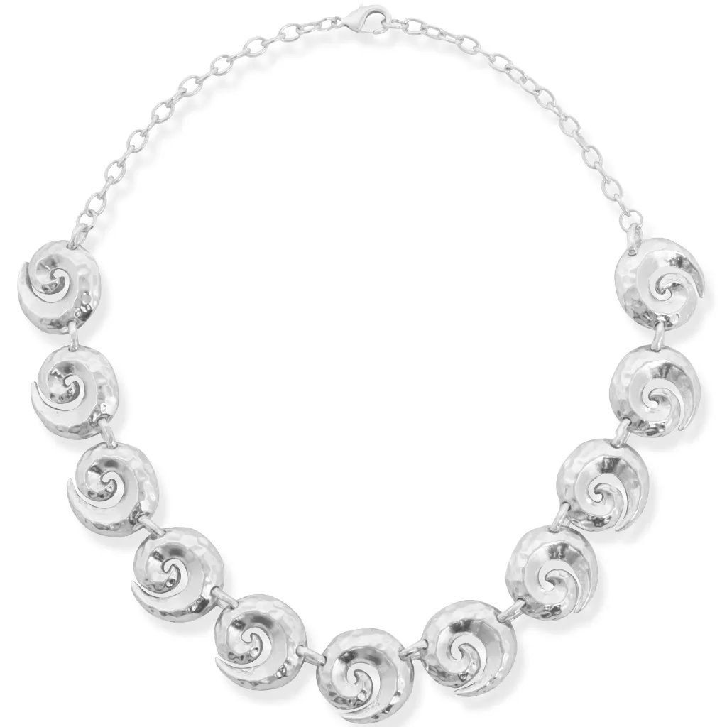 Spiral shell collar Necklace