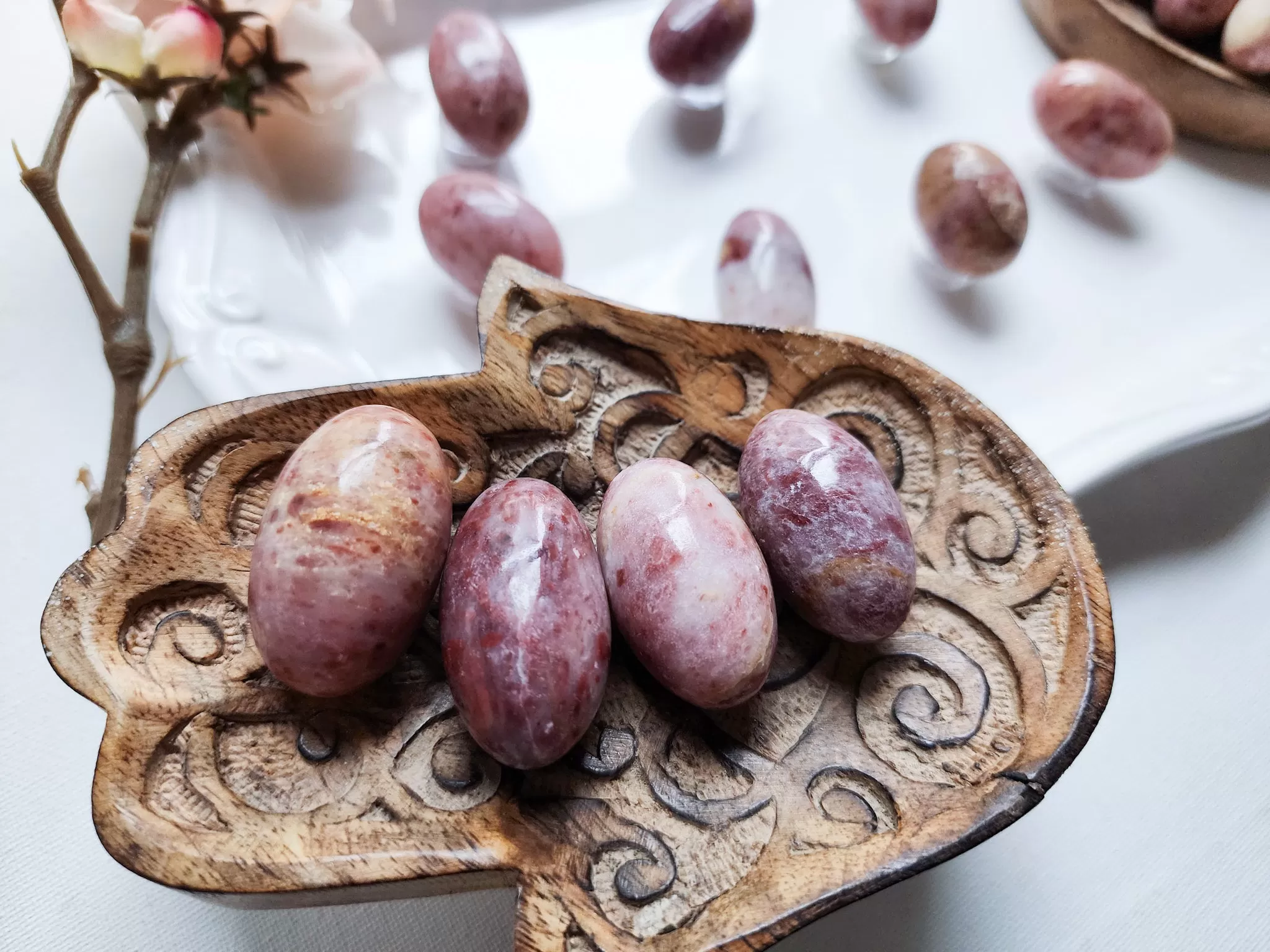 Strawberry Calcite Crystal Shiva