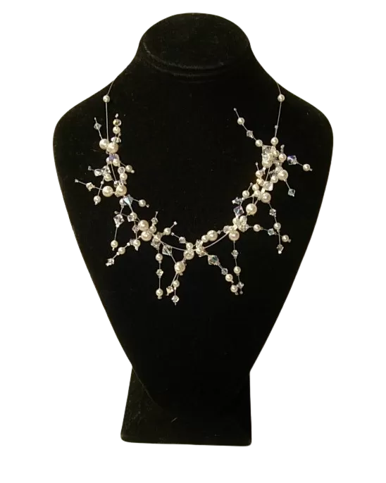 Stunning Handmade Starlight Spray Necklace