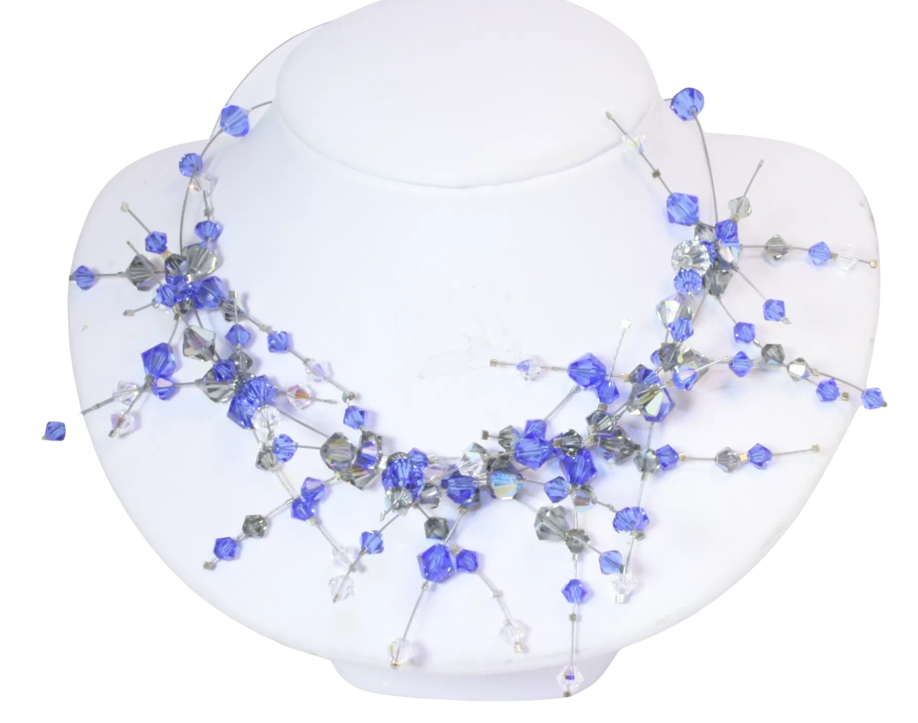 Stunning Handmade Starlight Spray Necklace