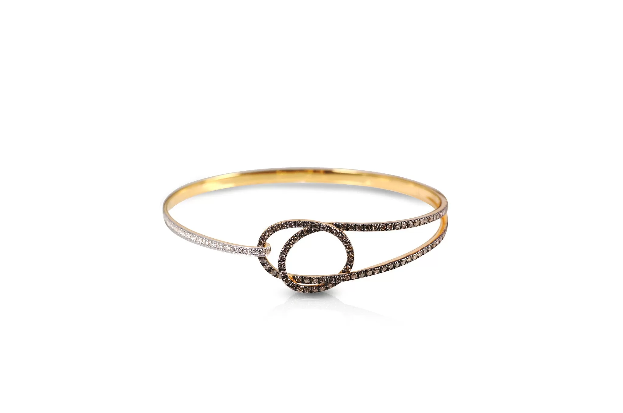 Talisman: Eternity Knot Diamond Bangle