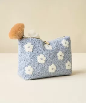 Teddy Pouch - Flower Blue