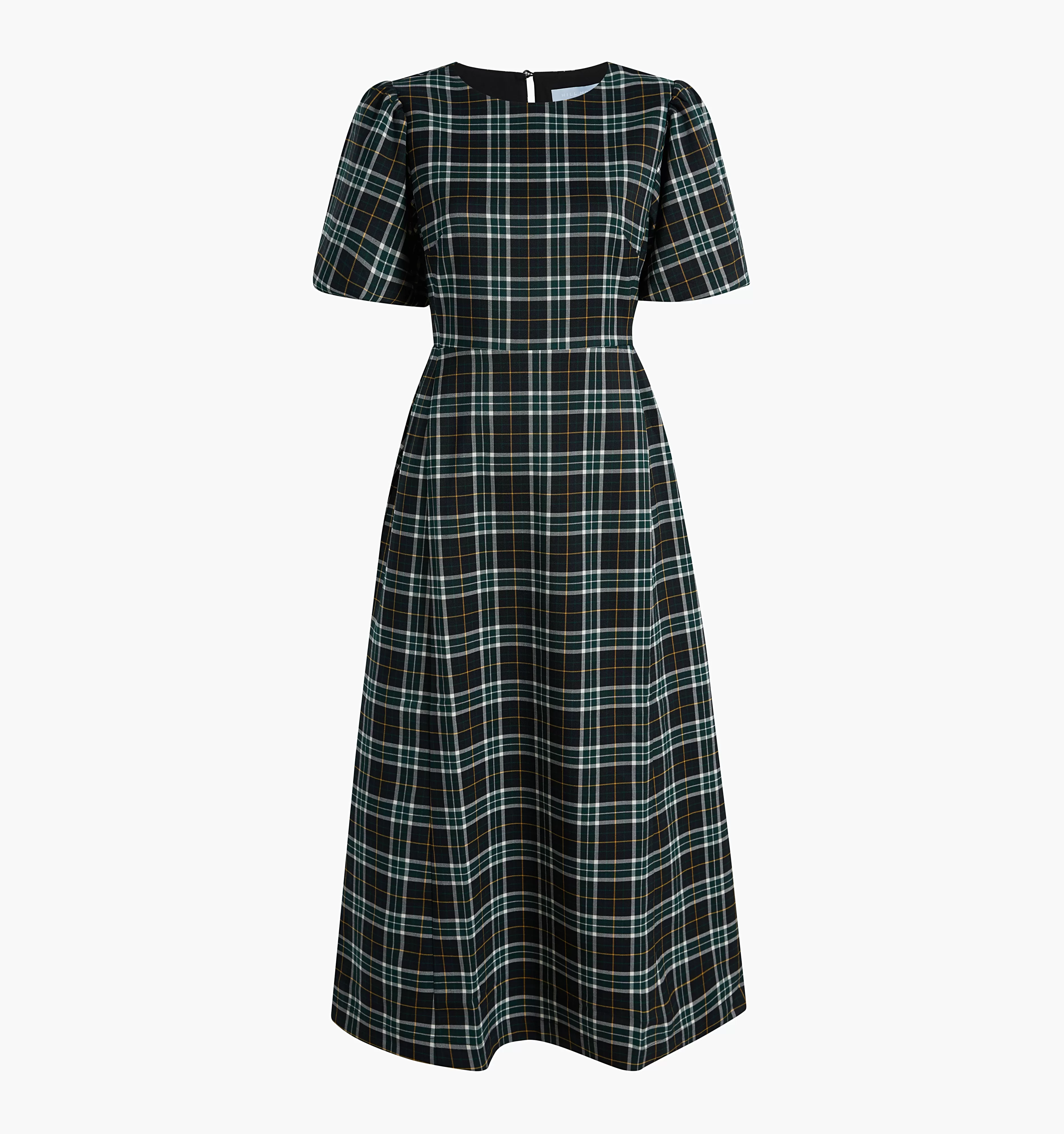 The Constance Dress - Green Wallace Plaid